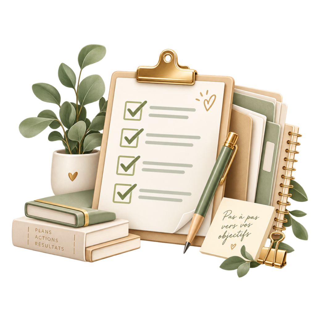 Administratif & Gestion logo ce que je mets en place